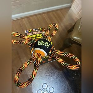 Brand New Bow Wow Halloween Knotted Loop Rope Dog Toy.